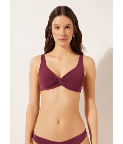 101E Indonesia Bordeaux Bikini Swim Top
