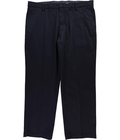 Creased Stretch Khakis Casual Pants