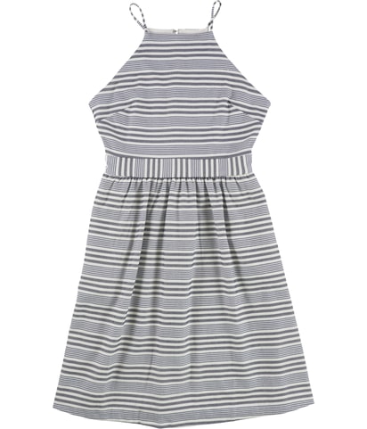 Stripe A-line Dress