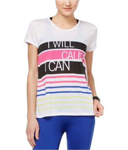 Surplice-Back Graphic T-Shirt