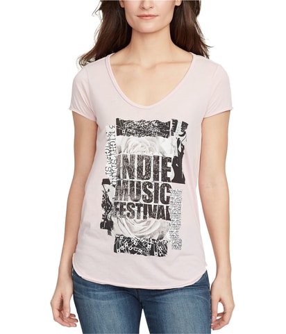 Indie Collage Open Back Graphic T-Shirt