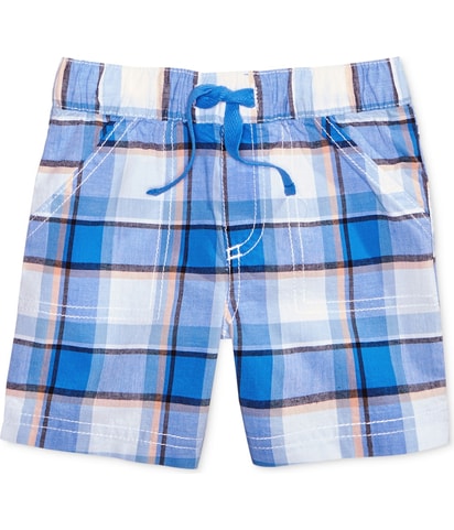 Plaid Casual Walking Shorts