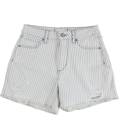 Ziggy Striped Casual Denim Shorts