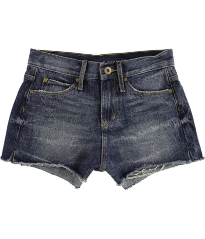 Distressed Casual Denim Shorts