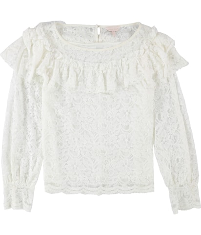 Lace Ruffled Blouse