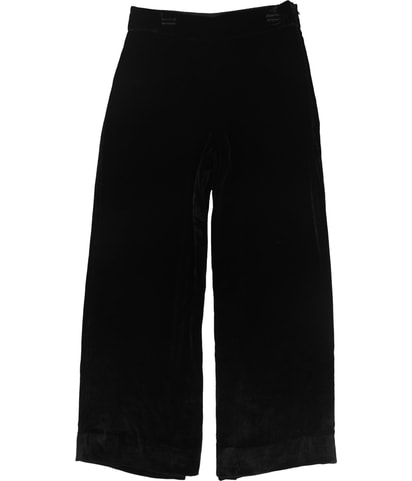 Velvet Wide Leg Casual Pants