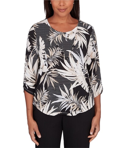 Ruched sleeve
