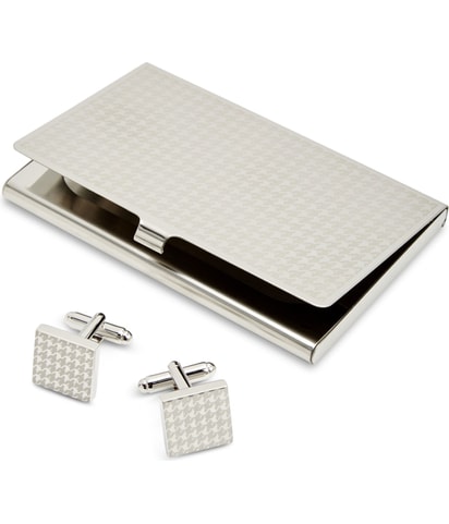 Card Case Square Shape Cufflinks