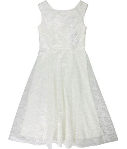 Tea Length Lace A-line Dress