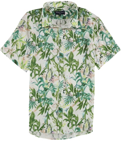 Floral Print Button Up Shirt