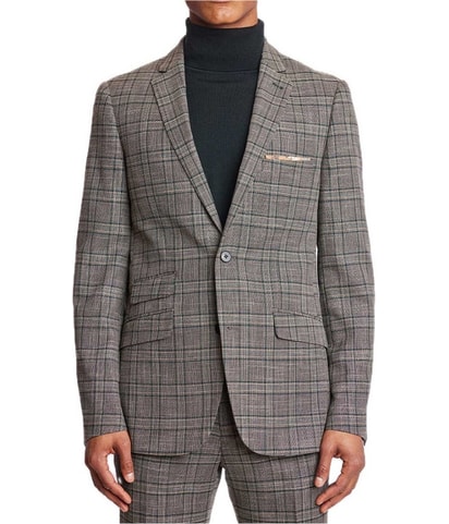 Slim-Fit Stretch Two Button Blazer Jacket