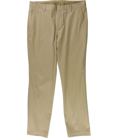 Flat Front Straight Leg Relaxed Chino Casual Pants