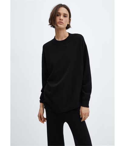 Round Neck Knitted Knit Sweater