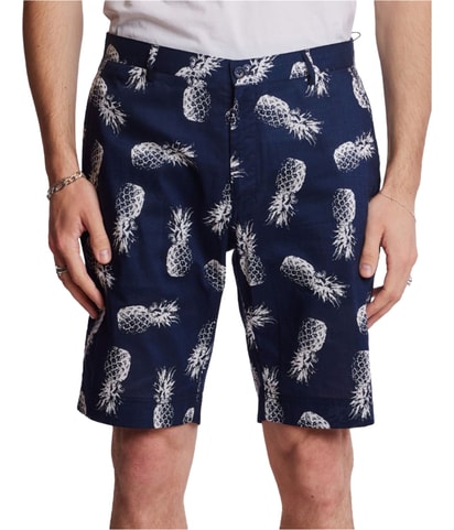 Pineapple Print Casual Walking Shorts