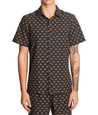 Gilby Slim Fit Bee Print Rashguard Swim Top