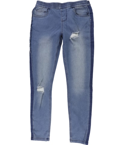 Distressed Tapered Skinny Jeans