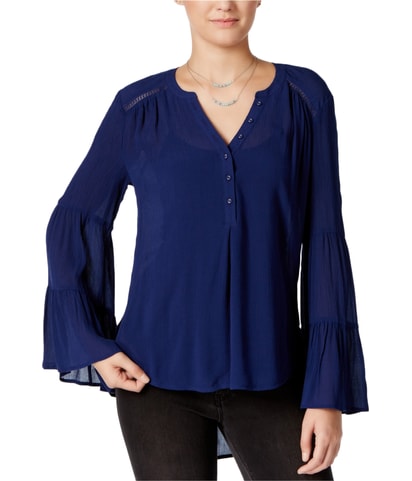 Bell Sleeve Knit Blouse