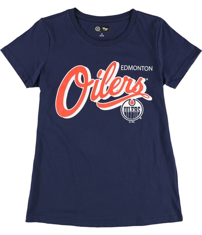 Edmonton Oilers Logo Graphic T-Shirt