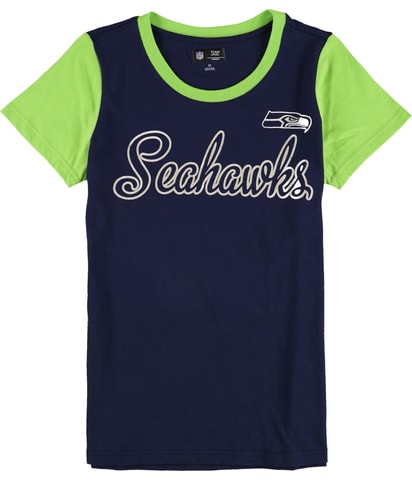 Seattle Seahawks Fitted Logo Graphic T-Shirt