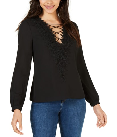 Lace Trim Shell Blouse
