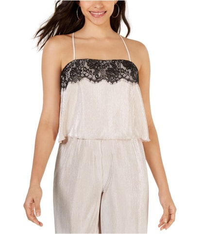 Lace-Trim Cami Tank Top