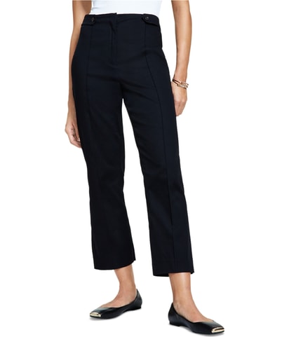 Front Pintuck Straight Leg Casual Pants