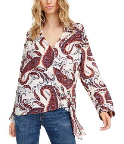 Paisley Wrap Blouse