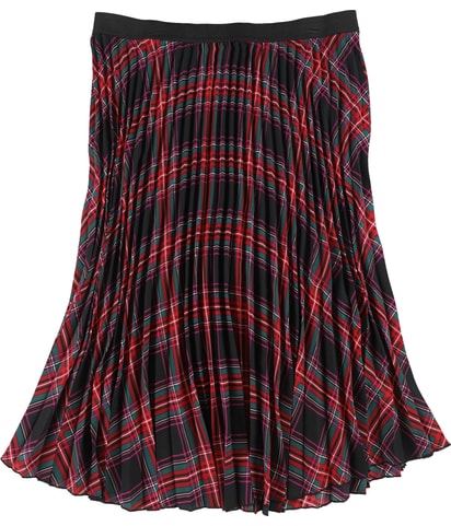 Plaid Pleated Skirt