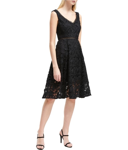 Lace Fit & Flare Dress