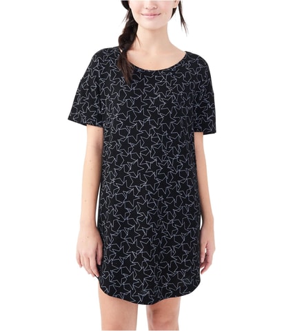 Star Pajama Shirt Dress