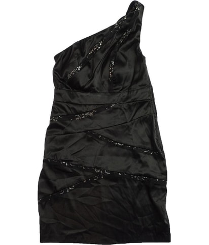 Seam One Shoulder Dress