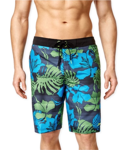 Tropical Print Swim Bottom Trunks