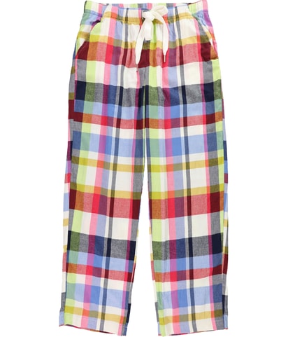 Plaid Drawstring Pajama Lounge Pants