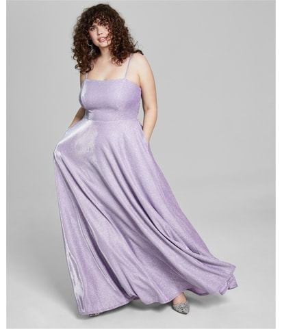 Glitter Detail A-line Dress