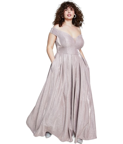 Off The Shoulder Gown Dress