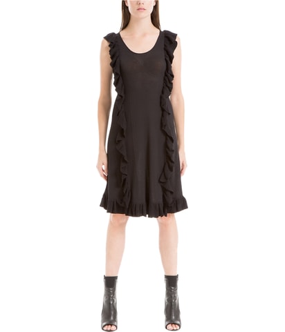 Ruffled Sweater Dress