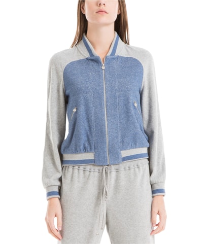 Colorblocked Bomber Jacket