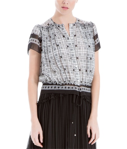 Printed Knit Blouse