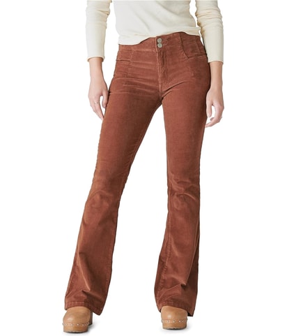 Corduroy Flare Skinny Jeans