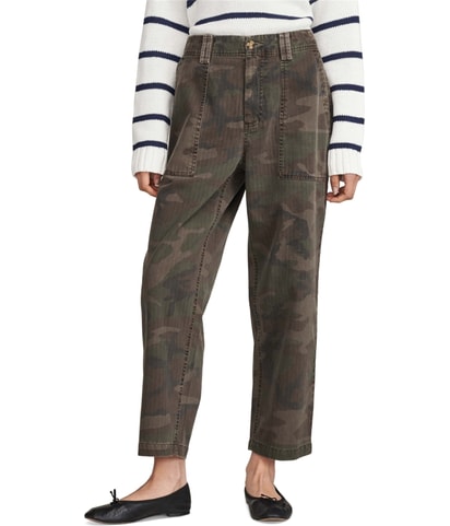 Utility Straight Leg Casual Pants