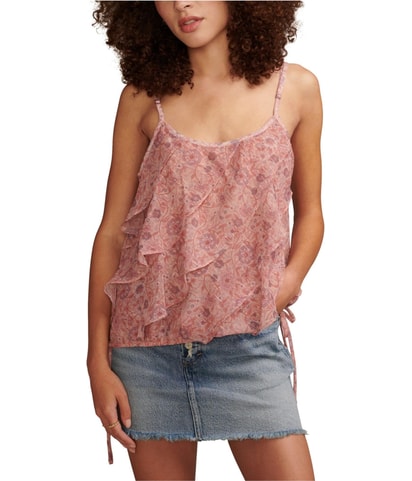 Ruffled Sleeveless Blouse Top