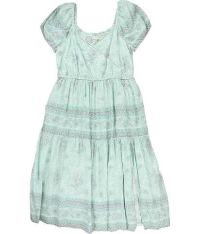 Block-Print Midi Dress