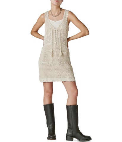 Crochet Baja Tunic Dress