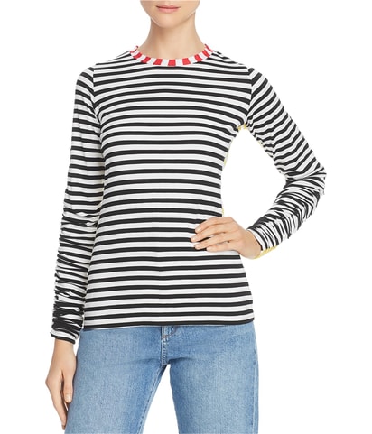 Striped Knit Blouse