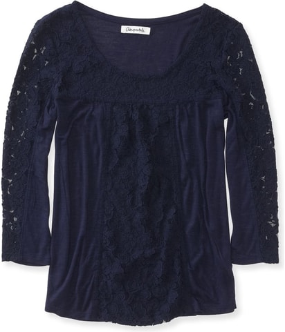 Lacey Ls Embellished T-Shirt