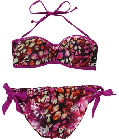 Printed Side Tie 2 Piece Bikini