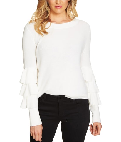 Ruffled Tiered Pullover Sweater