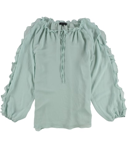 Flutter Sleeve Ruffled Blouse