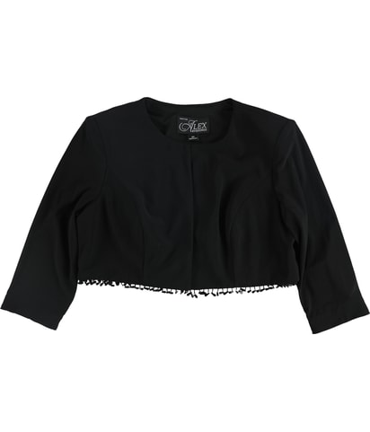 Beaded Fringe Bolero Cardigan Sweater