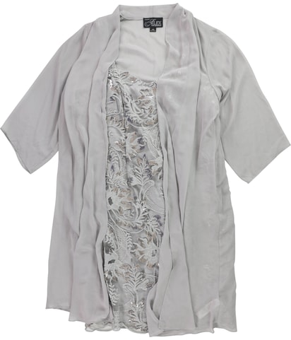 Embroidered Lace Dress Suit